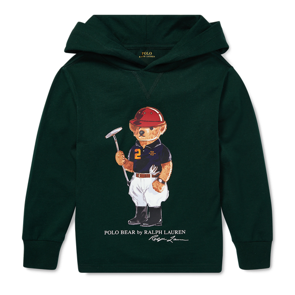 Polo Bear Hooded T-Shirt Boys 1.5-6 Years 1