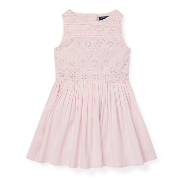 Robe en coton &agrave; broderie anglaise Girls 1.5-6.5 Years en 1