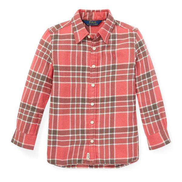 Plaid Tunic Shirt Girls 1.5-6.5 Years em 1