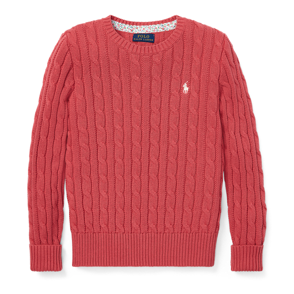 Pull en coton torsad&eacute; Girls 7-14 Years en 1