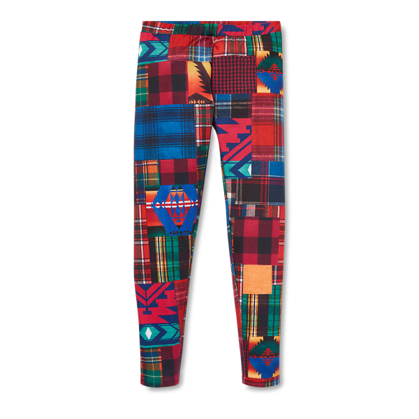 Patchwork Stretch Legging Girls 7-14 Years 1