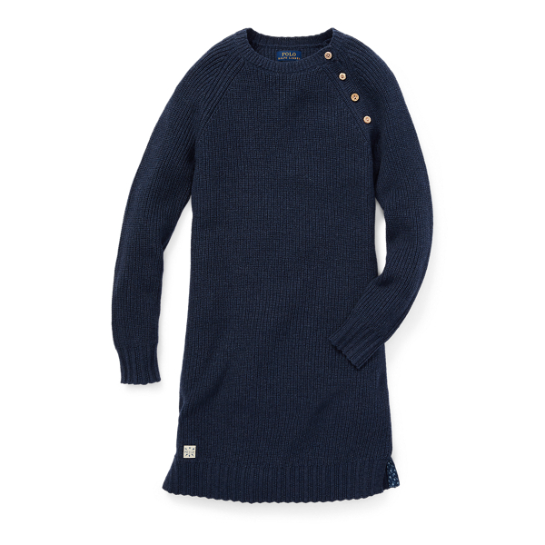 Cotton Sweater Dress Girls 7-14 Years em 1