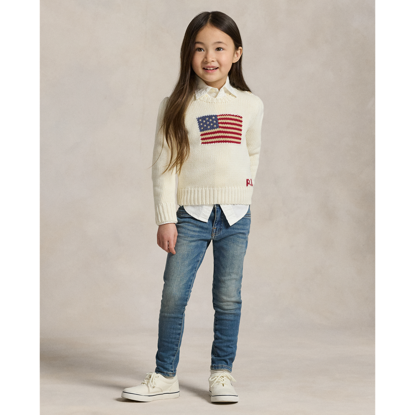 Детские леггинсы Ralph Lauren Aubrie Denim, цвет: Варёный — фото 4