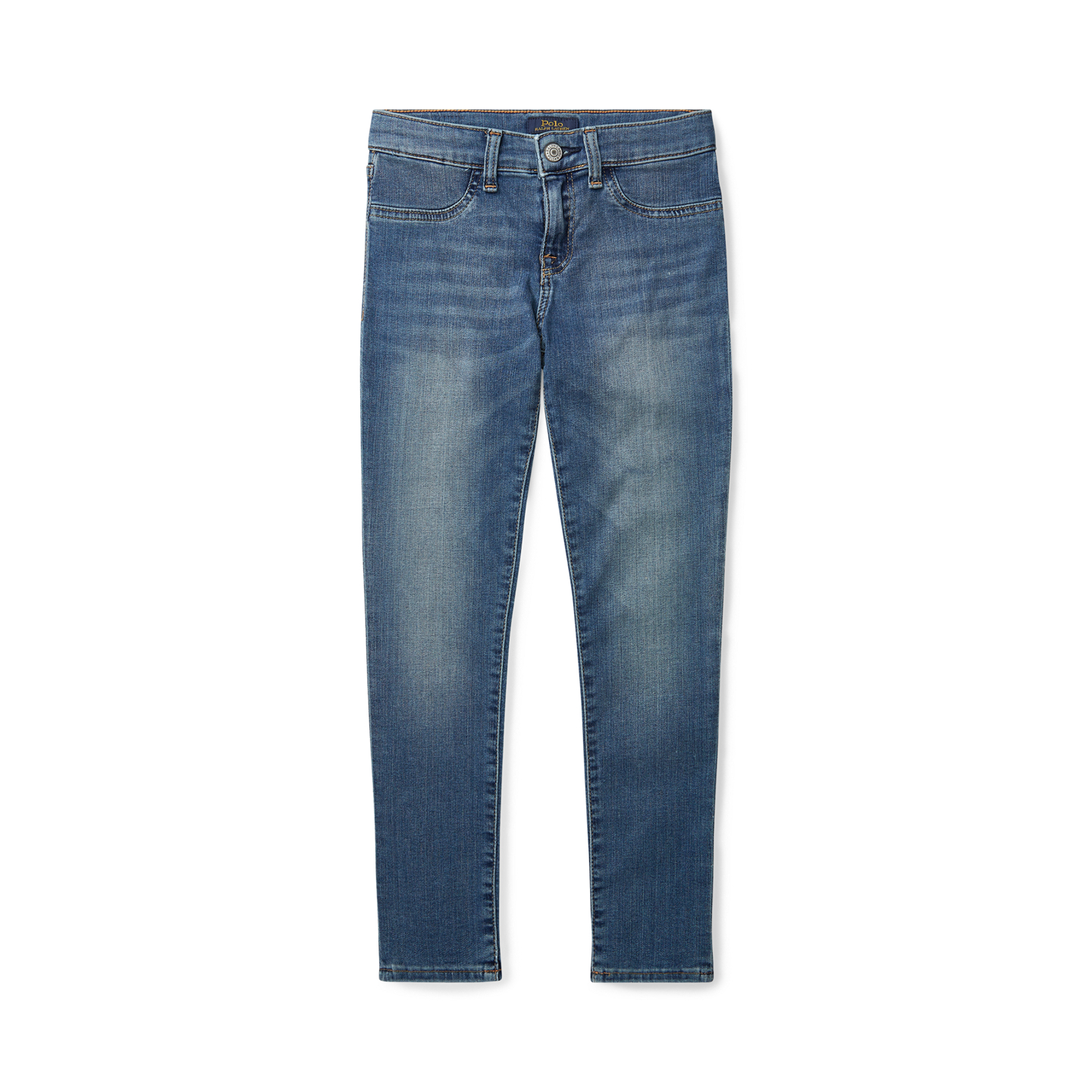 Детские леггинсы Ralph Lauren Aubrie Denim, цвет: Варёный — фото 4