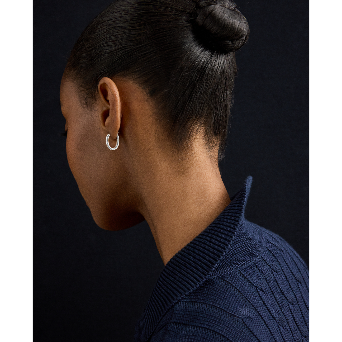 Женские серьги Ralph Lauren Oval, цвет: Серебряный — фото 2