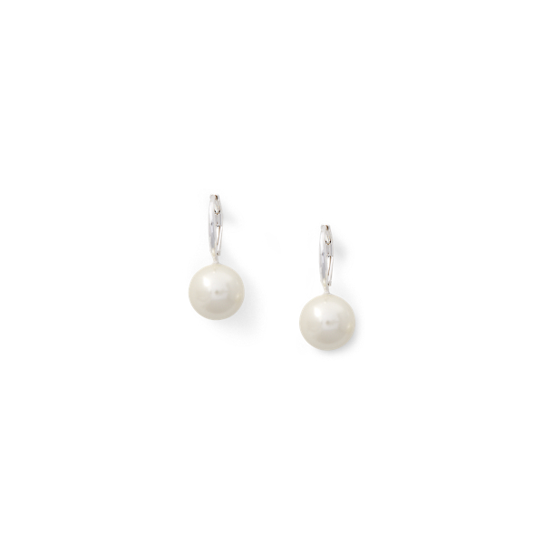 Faux-Pearl Drop Earrings