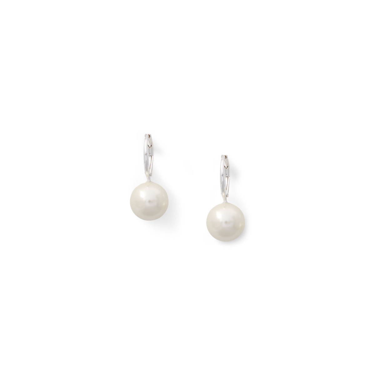 Lauren Ralph Lauren ★【イヤリング】Pearl Drop Earrings Lauren Ralph Lauren Sterling Silver Cubic Zirconia