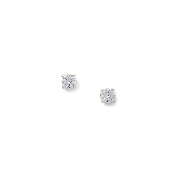 Silver Cubic Zirconia Studs Lauren 1