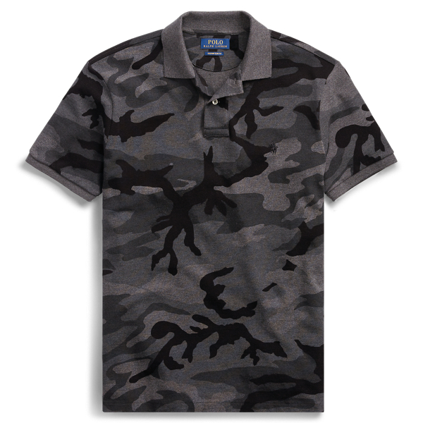 Classic Fit Camo Mesh Polo Big & Tall in 1