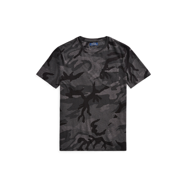 Charcoal Rl Camo Custom Slim Fit Pocket T-Shirt Polo Ralph Lauren 2