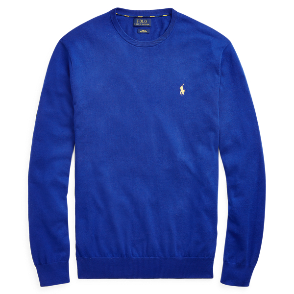 Cotton Crewneck Sweater Big & Tall em 1