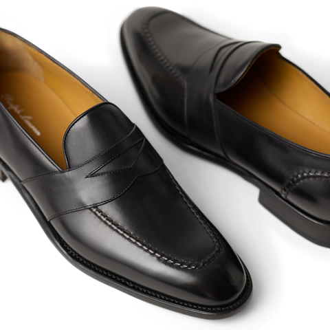 Мужские туфли Ralph Lauren Meegan Penny Loafer, цвет: Чёрный