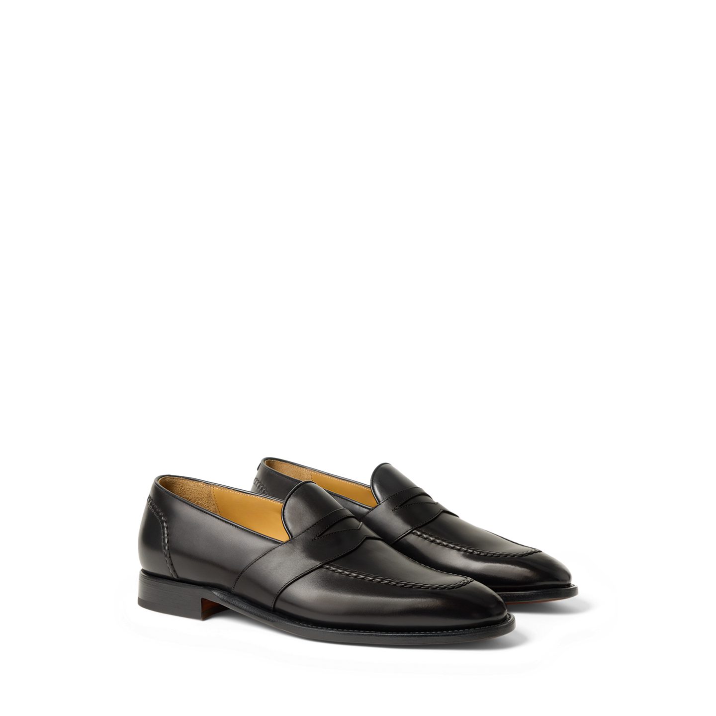 Мужские туфли Ralph Lauren Meegan Penny Loafer, цвет: Чёрный — фото 2