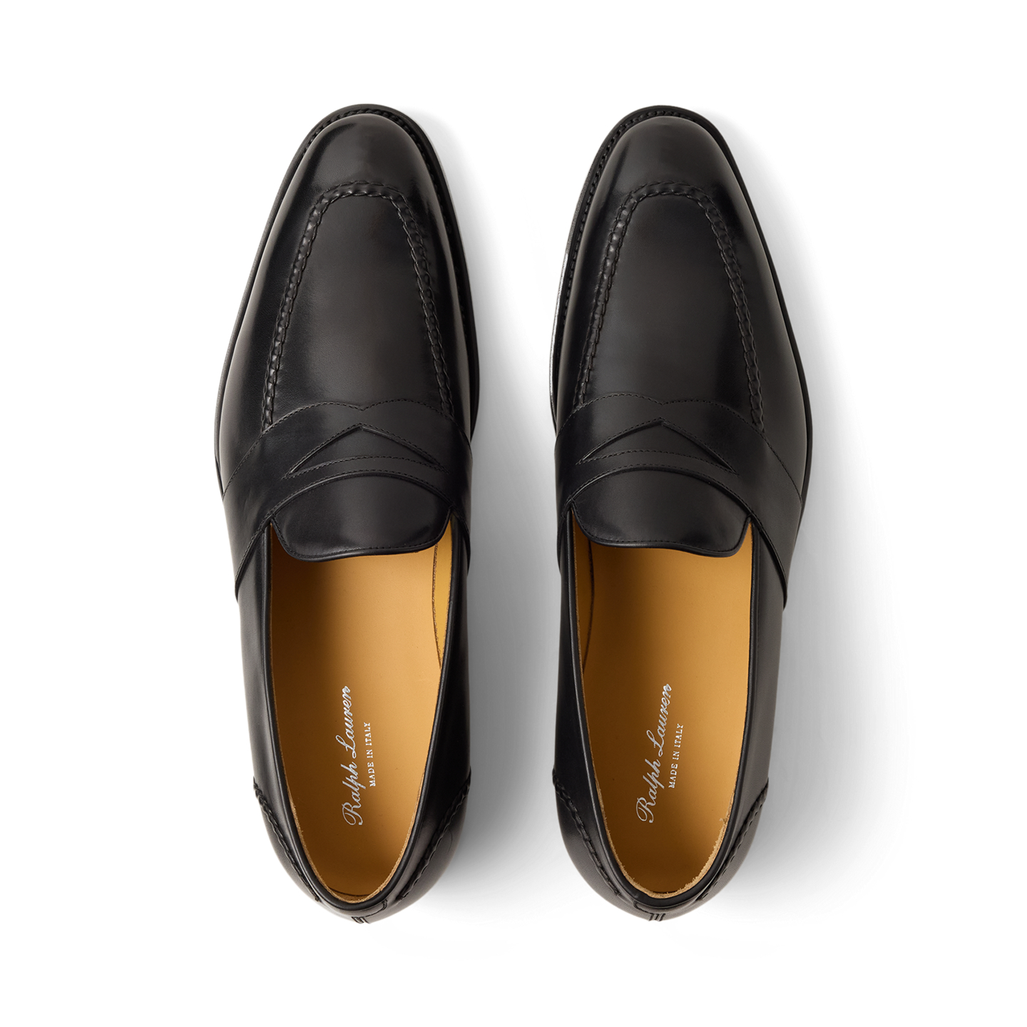 Мужские туфли Ralph Lauren Meegan Penny Loafer, цвет: Чёрный — фото 3
