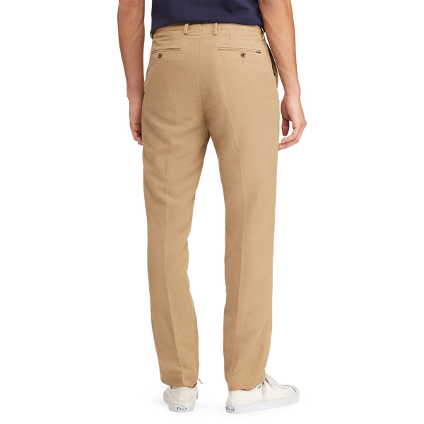 Desert Khaki Classic Fit Linen-Blend Trouser Polo Ralph Lauren 5