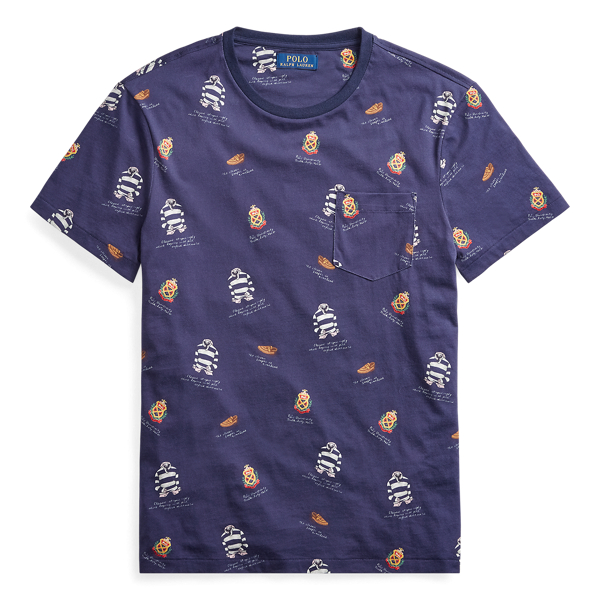 Newport Navy Custom Slim Fit Cotton T-Shirt Polo Ralph Lauren 2