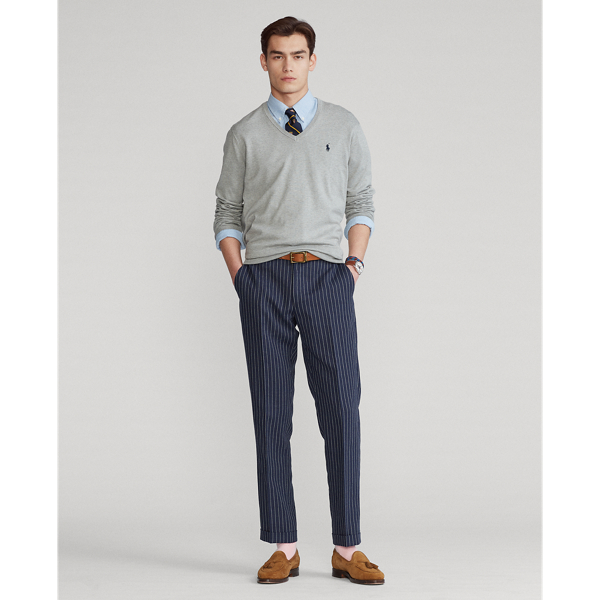 Andover Heather Cotton V-Neck Jumper Polo Ralph Lauren 4