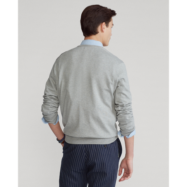 Andover Heather Cotton V-Neck Jumper Polo Ralph Lauren 5