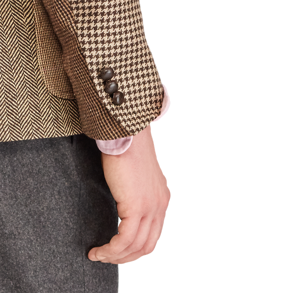 Brown And Tan Patchwork Sport Coat Polo Ralph Lauren 7