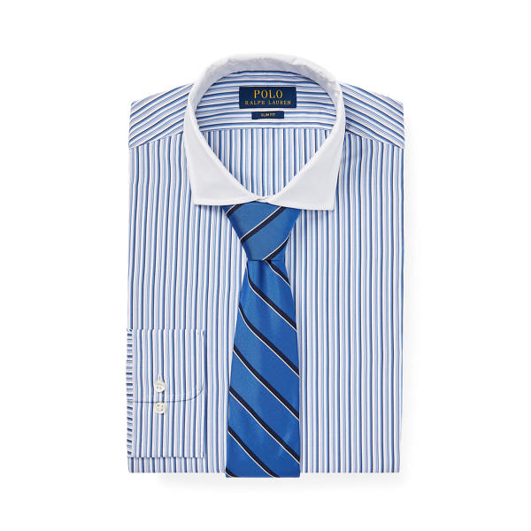 Slim Fit Striped Poplin Shirt Polo Ralph Lauren 1