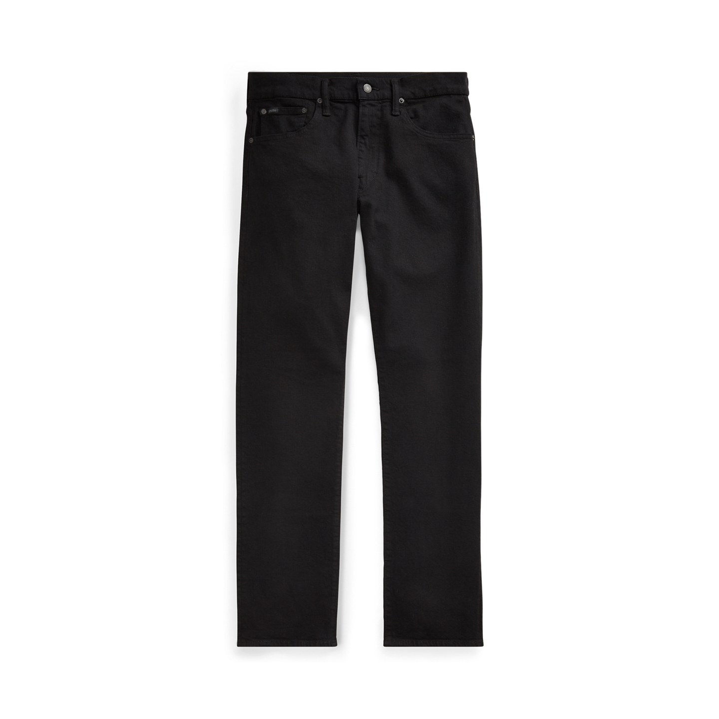 Мужские джинсы Ralph Lauren Hampton Straight Stretch Jean, цвет: Чёрный — фото 6