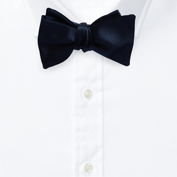 Men s Silk Satin Bow Tie Ralph Lauren