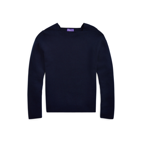 Cashmere-Blend Jumper Purple Label 1