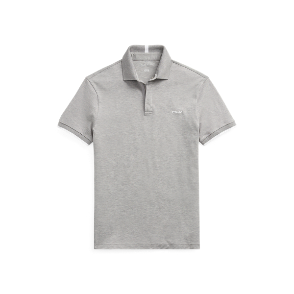 RLX Zip-Placket Stretch Polo Purple Label 1