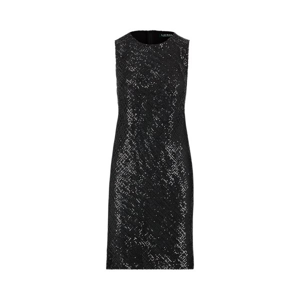 Black/Black Shine Ärmelloses Paillettenkleid Lauren 1