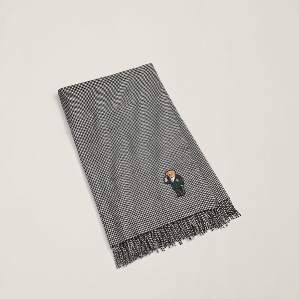 Bartley Bear Throw Blanket Ralph Lauren Home 1