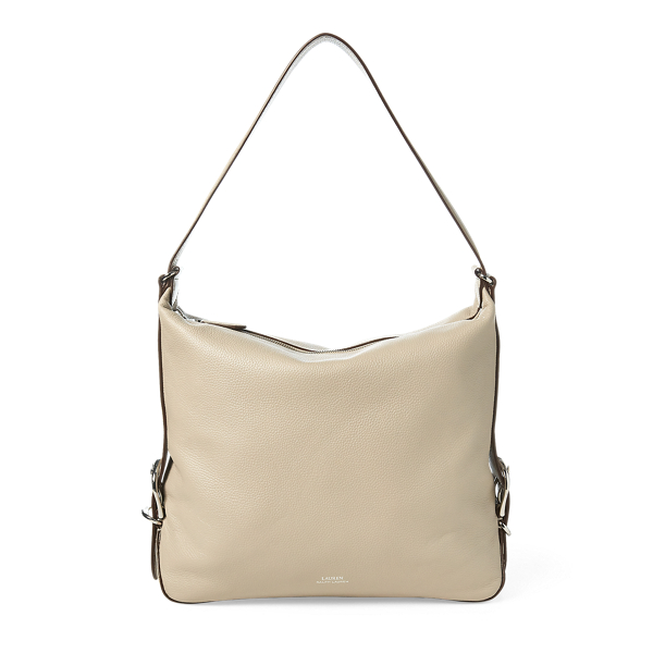 L&auml;ssige Leder-Hobotasche Lauren in 1