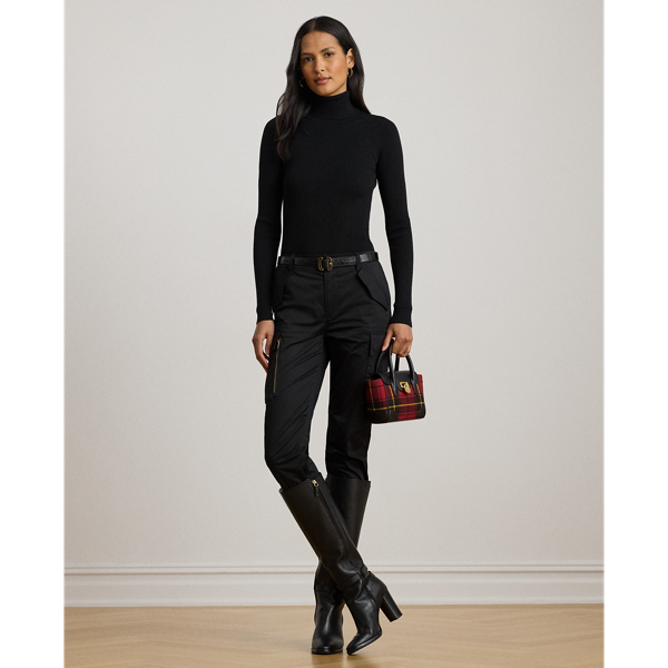 ラルフ・ローレン Lauren Ralph Lauren Ribbed Turtleneck Sweater レディース Sweaters Polo Stretch Ribbed Turtleneck | Ralph Lauren