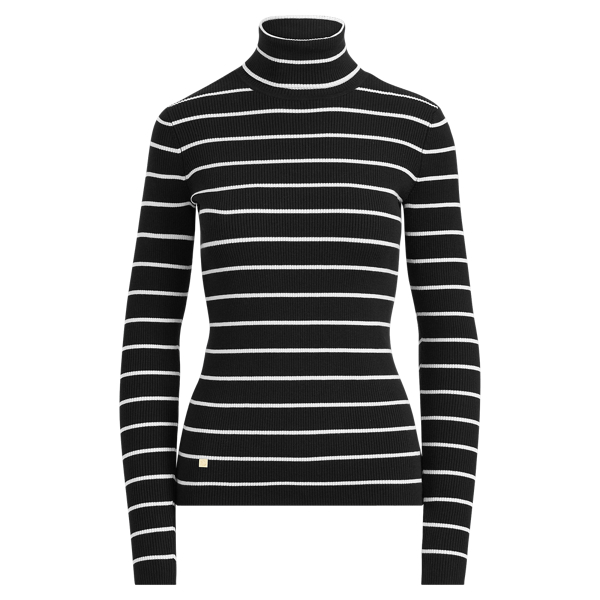 Striped Turtleneck Sweater Lauren 1