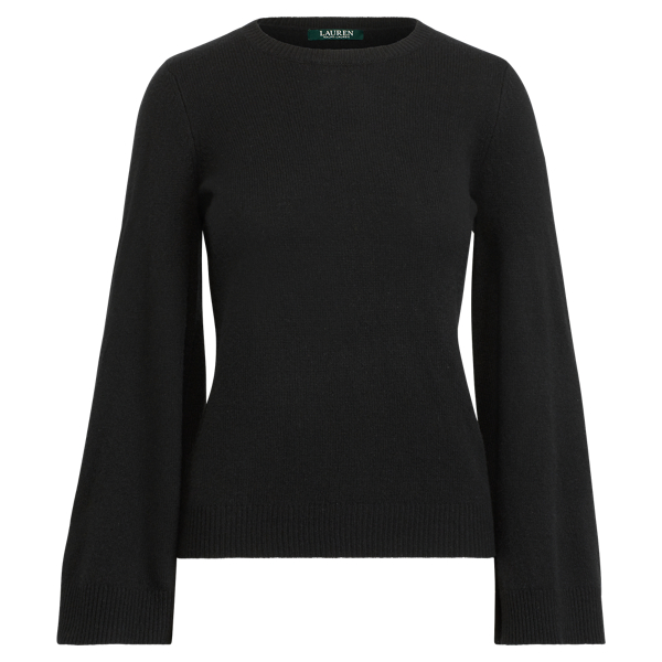 Wool-Blend Bell-Sleeve Sweater Lauren 1