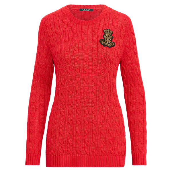 Lauren Ralph buy Lauren Crest 3/4 Zip Knit Sweater Sz M