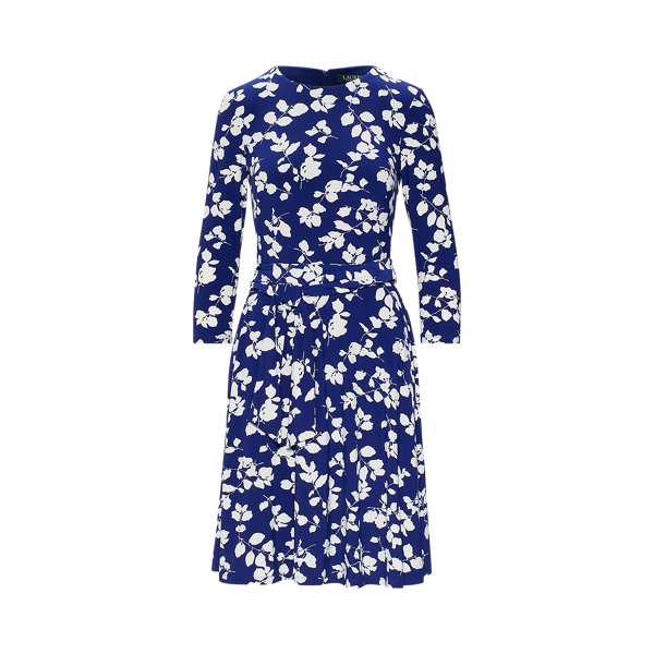 Floral Fit-and-Flare Dress Lauren 1