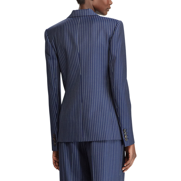 Navy/Cream Kalena Wool Jacket Ralph Lauren Collection 6