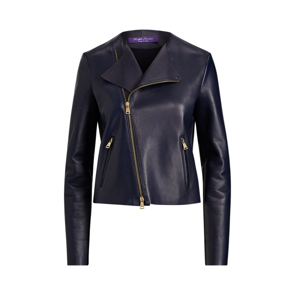 Landry Leather Jacket Ralph Lauren Collection in Midnight 2