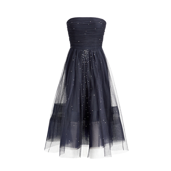 Midnight Carren Beaded Dress Ralph Lauren Collection 2