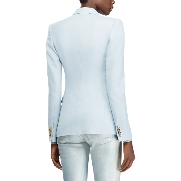 Powder Blue Camden Cashmere Jacket Ralph Lauren Collection 6