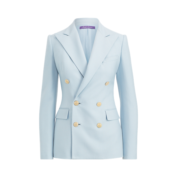 Powder Blue Camden Cashmere Jacket Ralph Lauren Collection 2