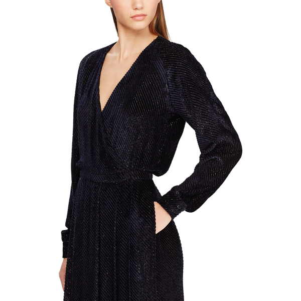 Midnight Harmony Velvet Dress Ralph Lauren Collection 5