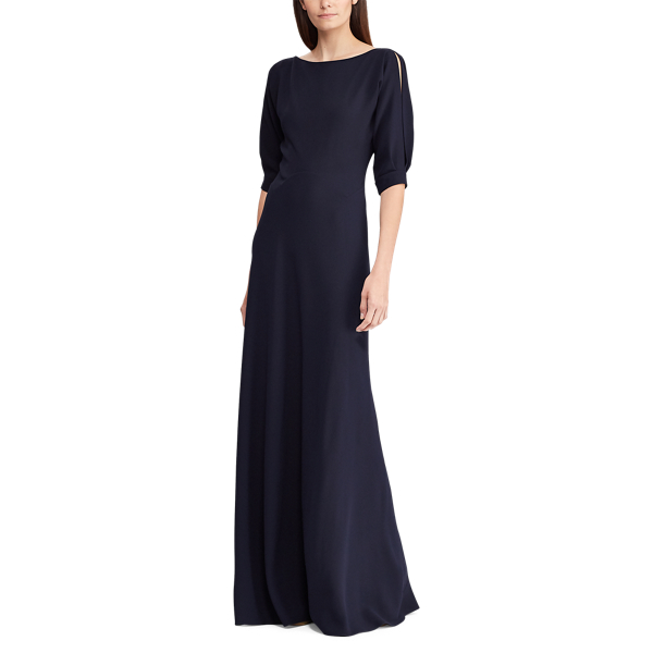 Midnight Hollins Evening Dress Ralph Lauren Collection 4