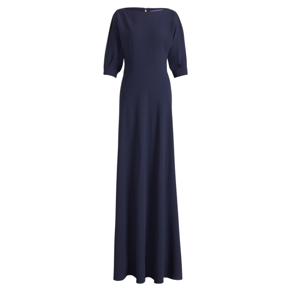 Midnight Hollins Evening Dress Ralph Lauren Collection 7