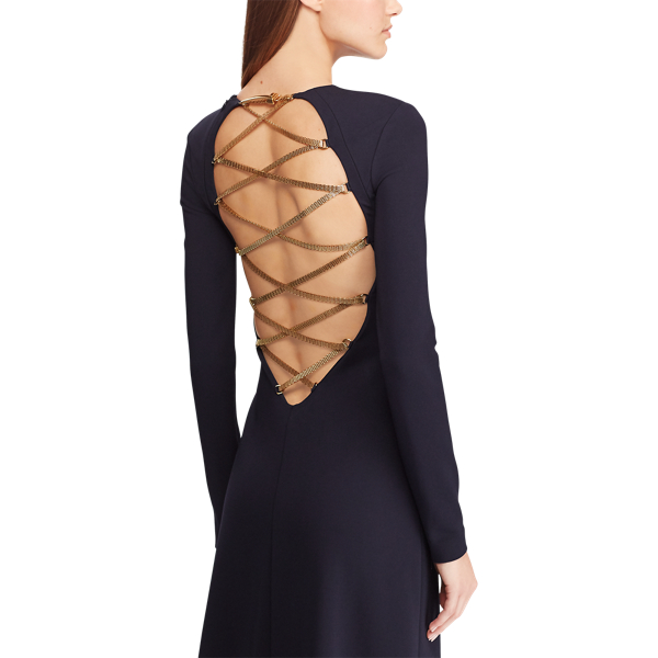 Midnight Atara Evening Dress Ralph Lauren Collection 4