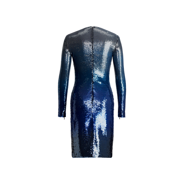 Vestido com lantejoulas Neveah Ralph Lauren Collection em Preto 7