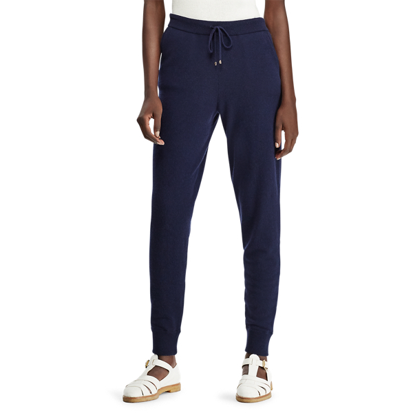 Navy Cashmere Jogger Bottom Ralph Lauren Collection 4
