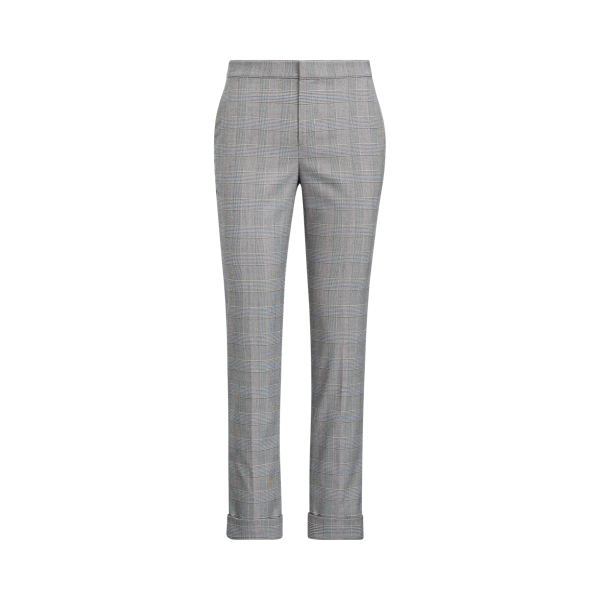 Glen Plaid Stretch Trouser Lauren 1