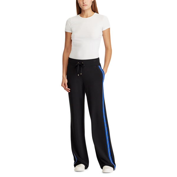 Black Side-Stripe Sweatpant Lauren 3