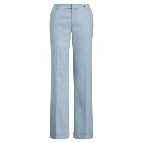 Wool-Blend Wide-Leg Trouser Lauren 1